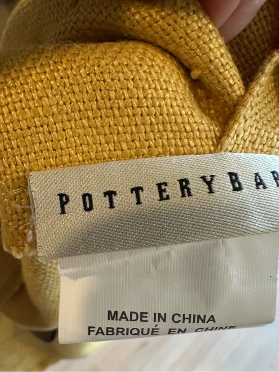 Pottery Barn Other - Pottery Barn Mustard Yellow Accent Pillow Covers(2)